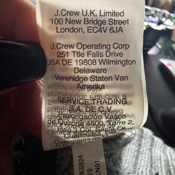 J Crew Always Roll Neck Vintage Classic Gray Women's M Casual Knit Sweater - Picture 9 of 9